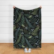 Calming Fern Forest Large Scale
