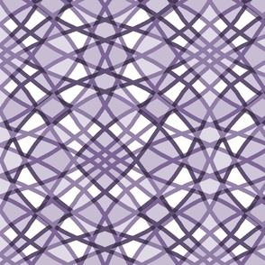 Double Time Distorted Checkered in purple