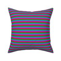 Mexican Blanket Serape Southwest Stripe Brights- micro scale
