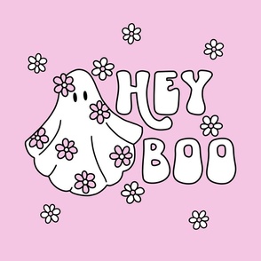 Hey Boo 18 inch Pastel Purple square panel lovey
