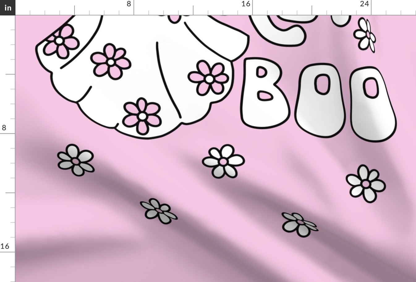 Hey Boo 27 x 36 inch Pastel Purple minky blanket.