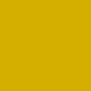 Mustard Yellow solid #d4af00 by jac slade