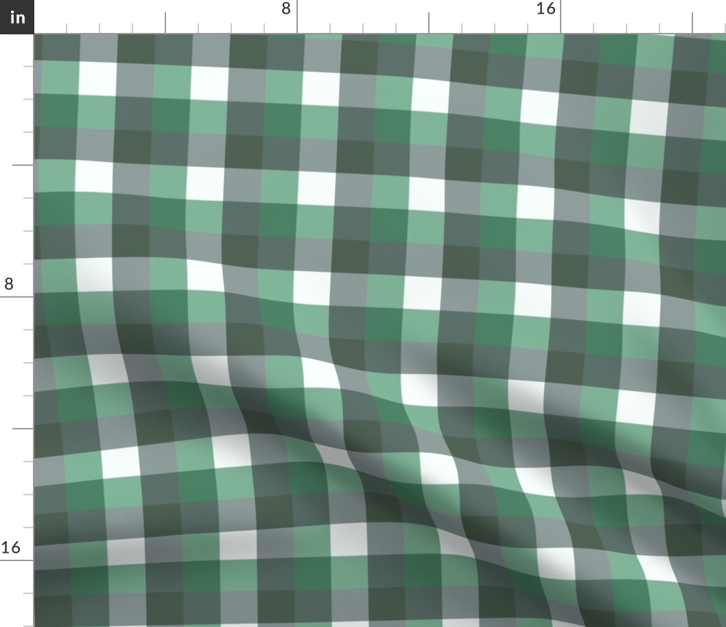 1” Buffalo Check Plaid, Pine