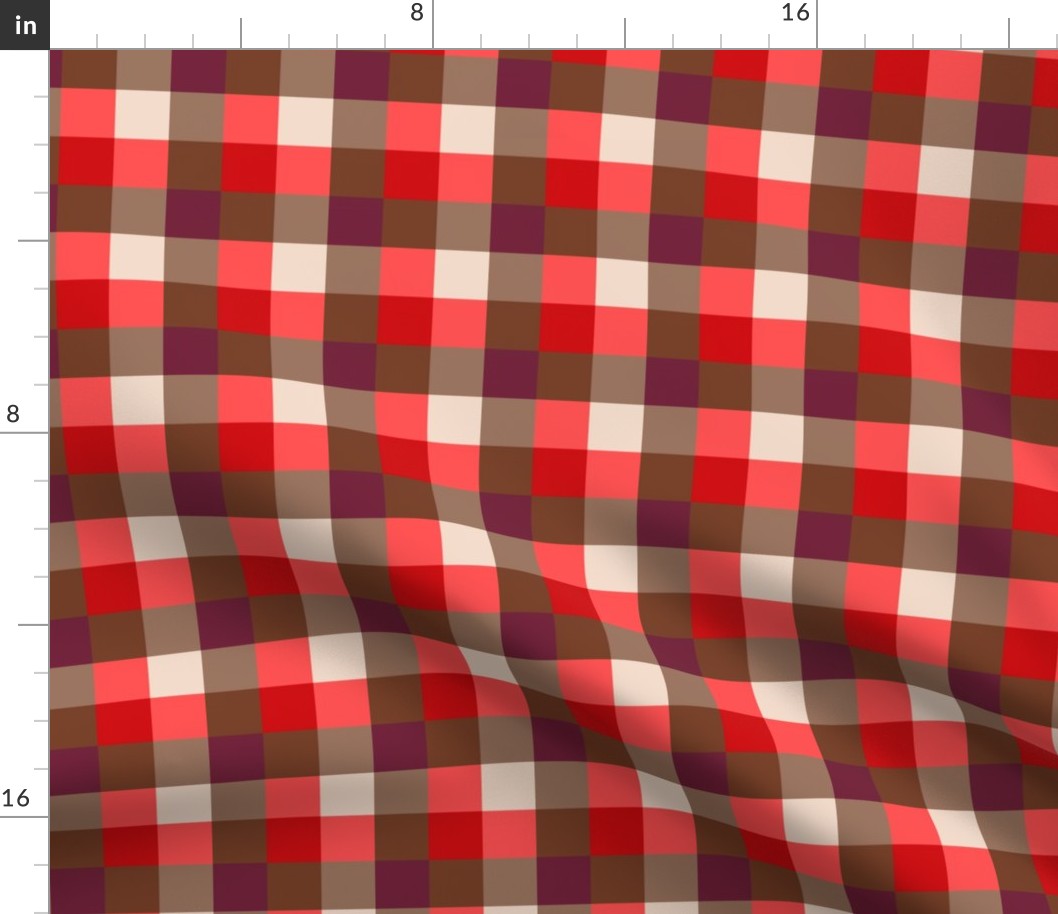 1” Buffalo Check Plaid, Autumn