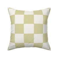 jumbo // Retro Checker Checkerboard in Light Green Lettuce