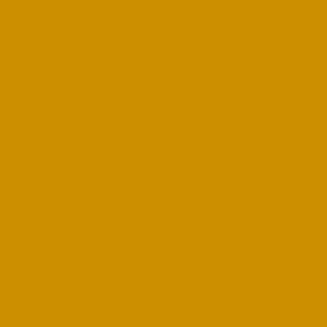 Dark Mustard solid #cc8f00 by jac slade