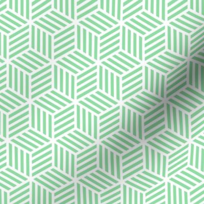 green mint turquoise white geometric scandi scandinavian 