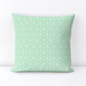 green mint turquoise white geometric scandi scandinavian 