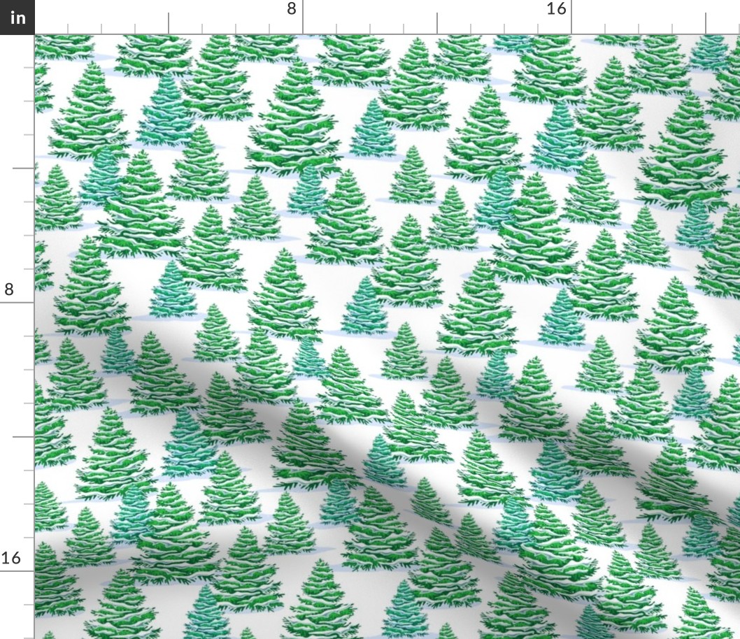 WINTER SPRUCE FOREST