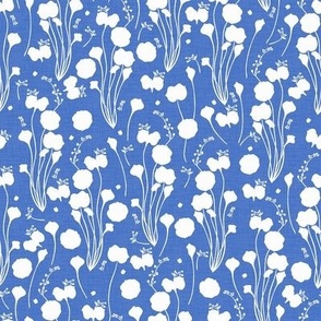 Wildflowers on Blue / Medium