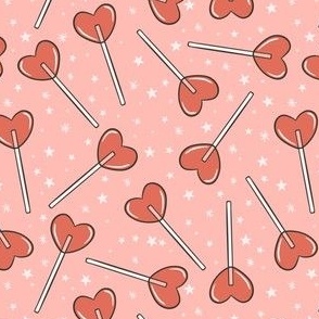 Valentines Heart Pops
