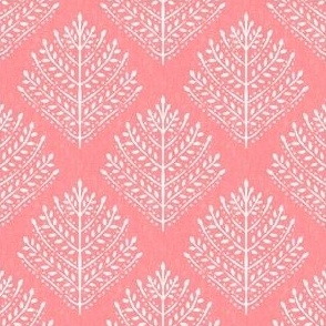 Rouge Eloise Leaves Textured Small Scale