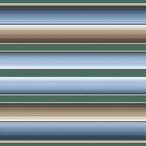  Forest Serape Stripes in Pine Green, Sky Blue and Mushroom Taupe Matching Petal Signature Cotton Solids