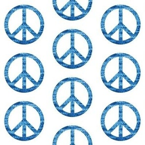shibori peace sign