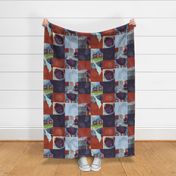 VioletLeaves_Tea Towel/Wall Hanging