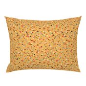 Ditsy floral - Nursery ditsy floral - Mustard yellow - Small ditsy floral