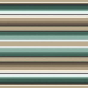 Forest Serape Stripes in Pine Green and Mushroom Taupe Matching Petal Signature Cotton Solids