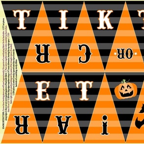 Trick or Treat Halloween Bunting