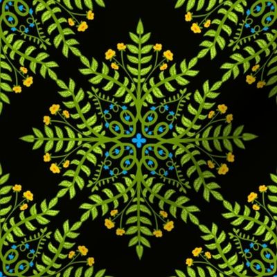 Leafy Tile Grid