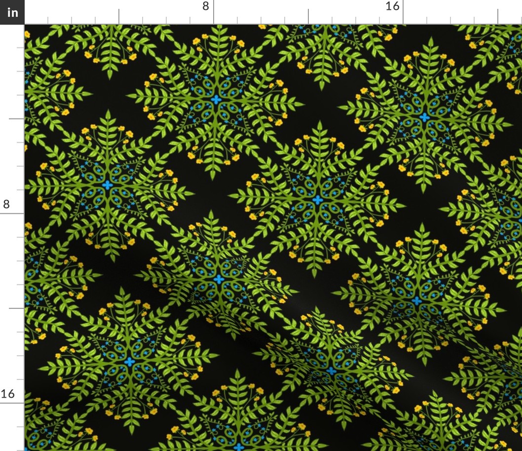 Leafy Tile Grid