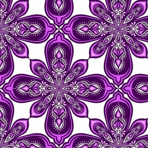 Purple Leaf Tiles