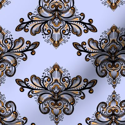 Wide Damask 1