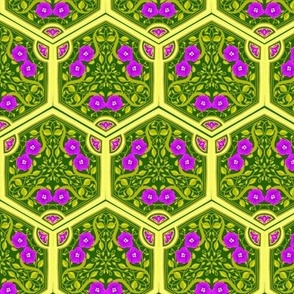 Hexagon Floral 3