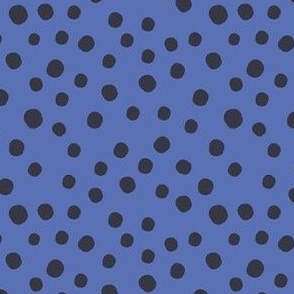 little dots - blue (dark)