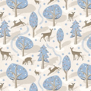 Forest Frolicking Blue