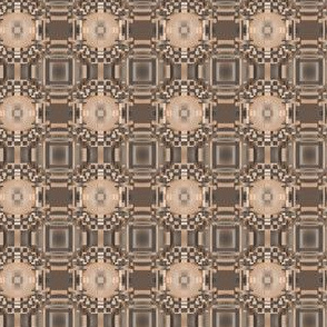 Terrace Brown Detailed Geometric © Gingezel™ 2012