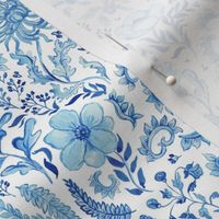 Porcelain Floral blue