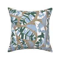 abstract camouflage leaves