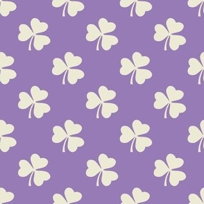 Shamrock (Lavender background)