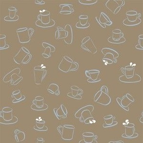 Tea Cups - Mushroom