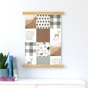 fawn woodland patchwork