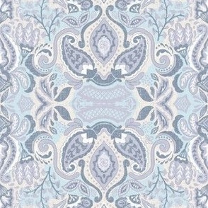 Genevieve Pastel Lilac Paisley Small Scale