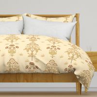 William Morris Meadow Sweet Old Gold  LARGE Scale