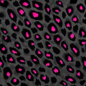 Black Leopard Fabric, Wallpaper and Home Decor