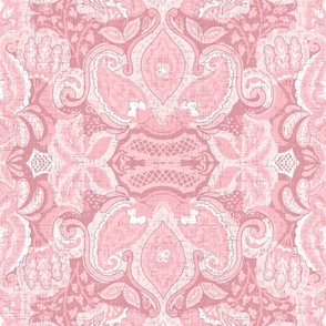 Genevieve Pastel Pink Paisley Large Scale