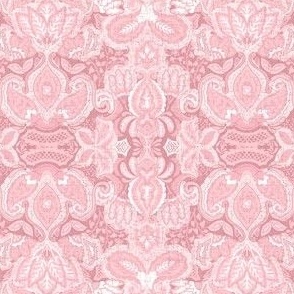 Genevieve Pastel Pink Paisley Small Scale