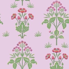 William Morris Purple/light lilac SMALL Scale