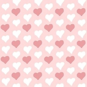 Hearts on Pink
