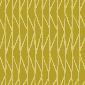 Iron Fence - Mustard - Large Scale