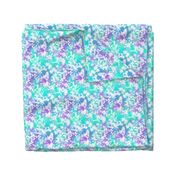 Abstract Purple Blue Mint