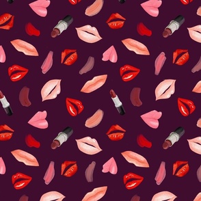 Lips and lipstick