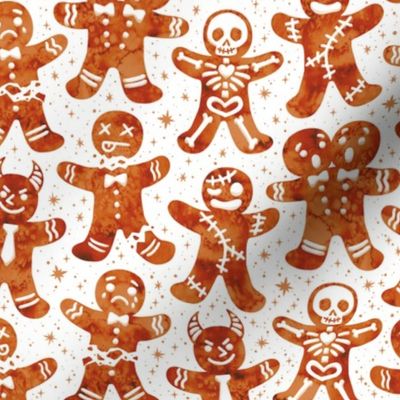 Gingerdead Men - Spooky Gingerbread - White 1.5