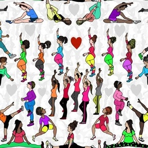 Zumba Fabric, Wallpaper and Home Decor | Spoonflower