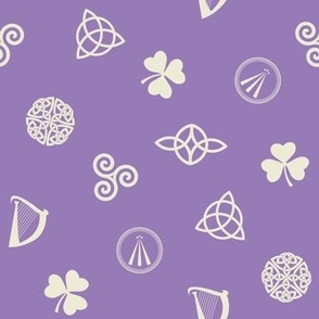 Celtic Symbols (Lavender background)