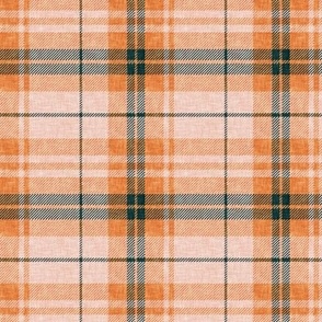 (small scale) fall plaid - green/peach/orange  -  LAD21