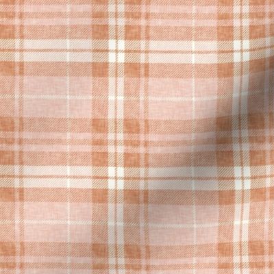 (small scale) warm neutrals - fall plaid - blush -  LAD21